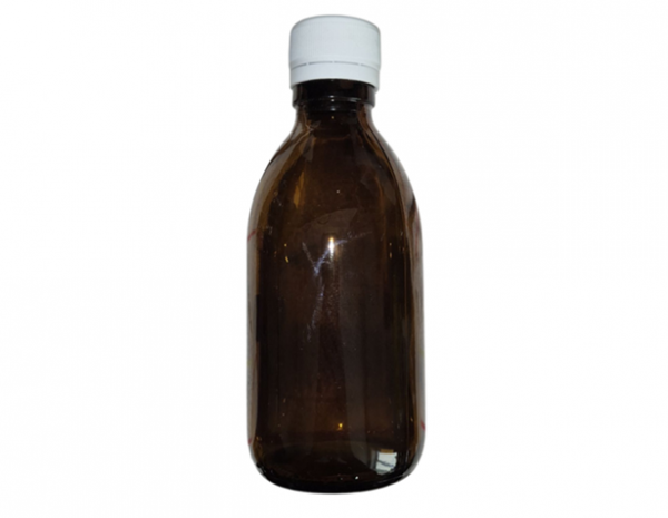 Braune Säureflasche